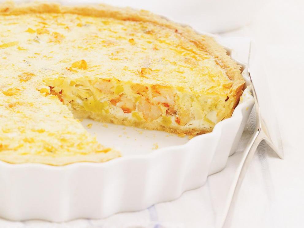 Image of Leek and Shrimp Quiche