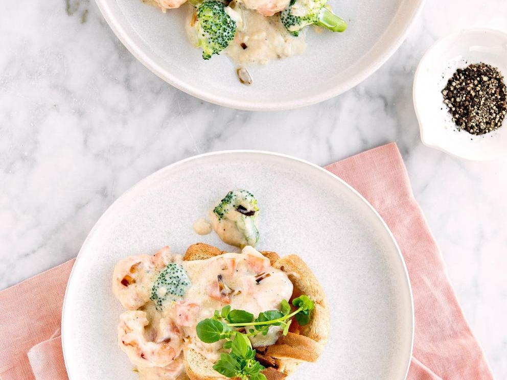 Image of Salmon, Shrimp and Lemon Vol-au-Vent