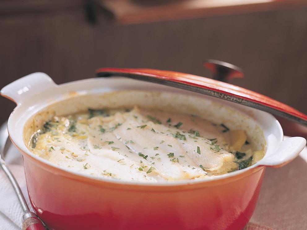 Image of Sole and Potato Casserole