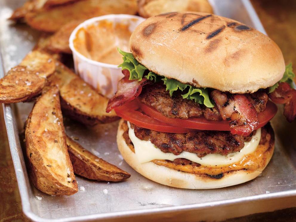 Image of Spicy Triple Hamburgers