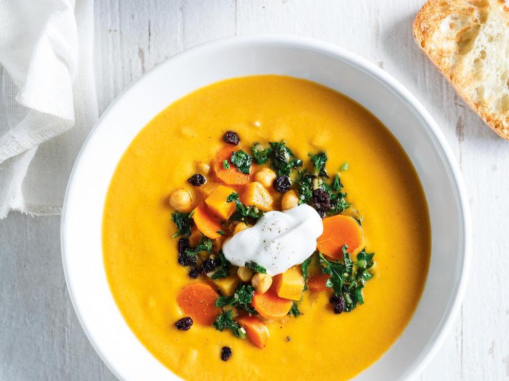 Image of Hearty Vegetable and Chickpea Soup