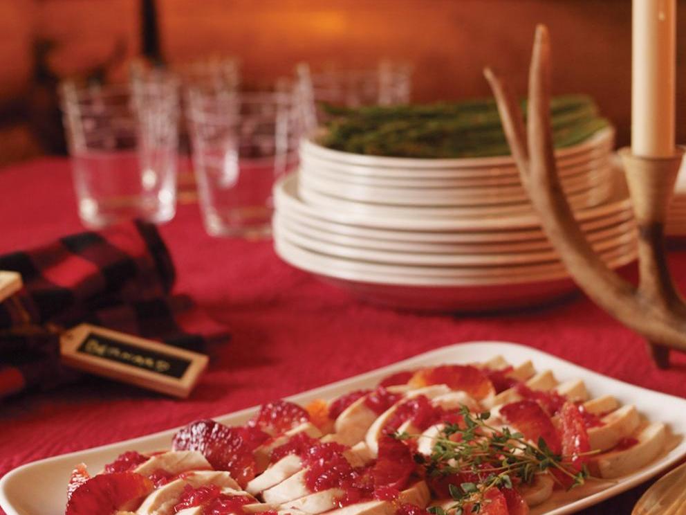 Image of Chicken with Blood Orange Sauce